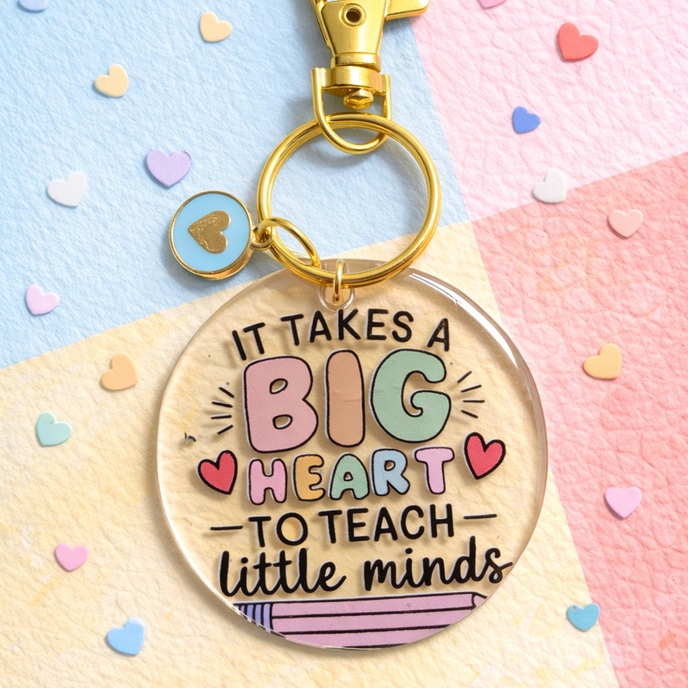 Gold Heart Key Holder